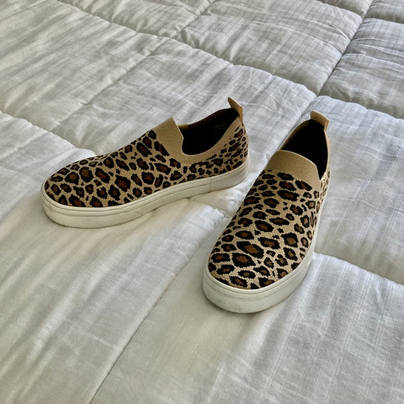 Reebok leopard-print knitted slip-on sneakers - Picture 2 of 7